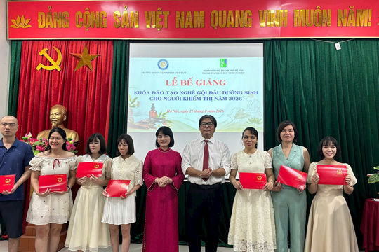 Mở ra cơ hội tự lập cho người khiếm thị