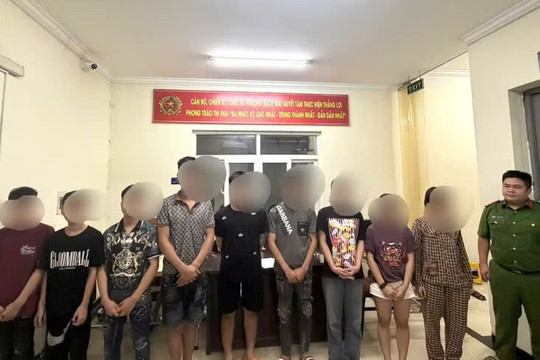 Làm rõ 9 đối tượng "náo loạn" trên đường Đại Cồ Việt