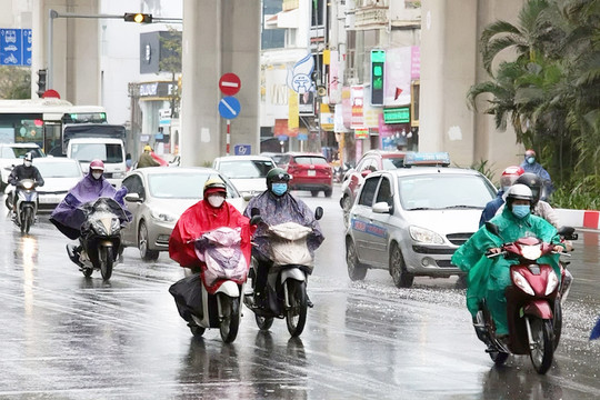 Bắc Bộ mưa vừa, mưa to diện rộng