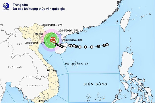 Thông tin mới nhất về áp thấp nhiệt đới có khả năng mạnh lên thành bão