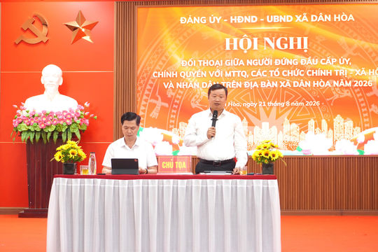 Dân Hòa: Hơn 3.586 tỷ đồng cho đầu tư công giai đoạn 2026-2030
