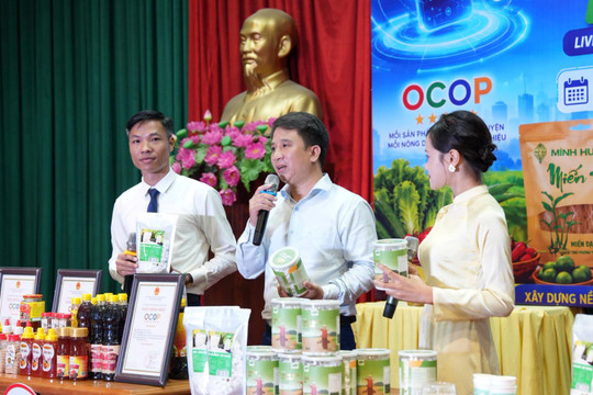 Xã Dương Hòa đẩy mạnh chuyển đổi số quảng bá sản phẩm OCOP