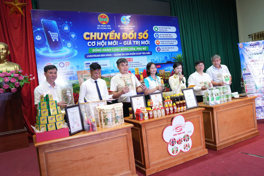 Xã Dương Hòa đẩy mạnh chuyển đổi số quảng bá sản phẩm OCOP