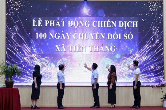 Xã Tiến Thắng: Chuyển đổi số mở ra nhiều cơ hội mới cho người dân và cộng đồng doanh nghiệp.