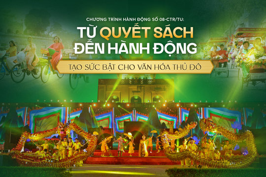 Chương trình hành động số 08-CTr/TU: Từ quyết sách đến hành động tạo sức bật cho văn hóa Thủ đô