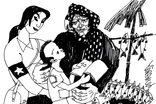 Bên hiên nhà đợi thu