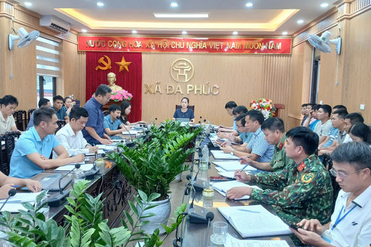Xã Đa Phúc chủ động ứng phó bão số 4