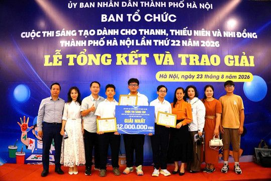 Hà Nội phát động Cuộc thi Sáng tạo dành cho thanh, thiếu niên và nhi đồng lần thứ 23