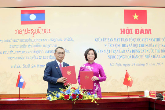 Mặt trận Hà Nội - Viêng Chăn: Tiếp nối truyền thống, mở chặng đường hợp tác mới