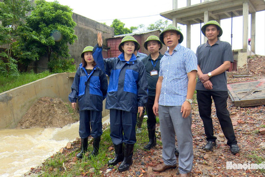 Xã Đa Phúc chủ động ứng phó bão số 4