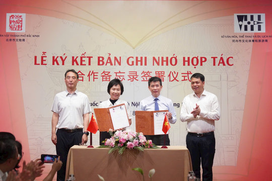 Hà Nội và Bắc Kinh (Trung Quốc) tăng cường hợp tác bảo tồn, phát huy giá trị di sản Văn Miếu - Quốc Tử Giám