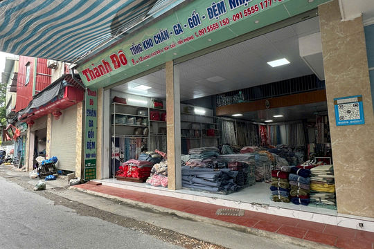 Làng nghề chăn ga gối đệm Trát Cầu những tháng cuối năm