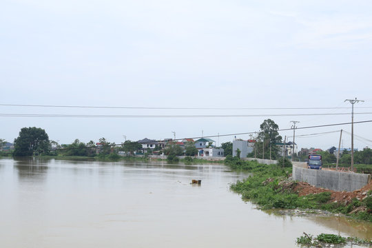 Đê tả Bùi an toàn trước lũ lớn