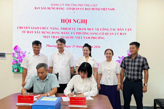 Phường Phương Liệt nâng cao hiệu quả công tác dân vận từ cơ sở