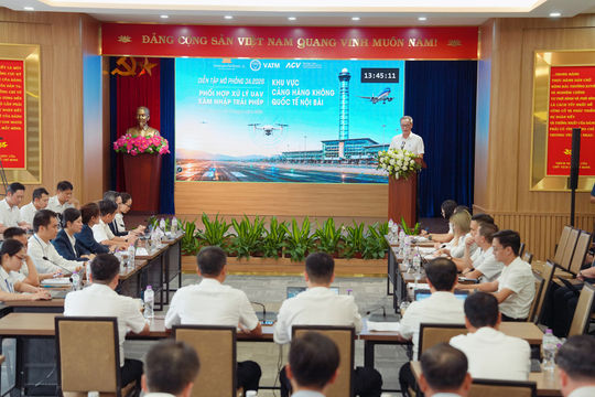 Diễn tập ứng phó UAV xâm nhập trái phép tại sân bay