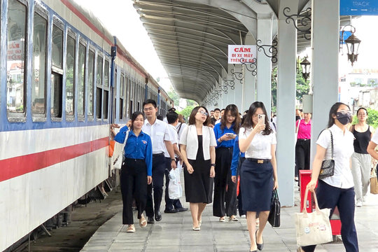 Đường sắt giảm giá vé nhiều chặng, mức cao nhất 40%