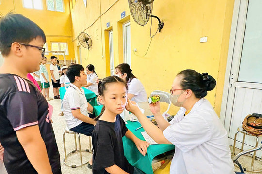 Đại Thanh: Phấn đấu hoàn thành khám sức khỏe 100% học sinh trước khai giảng