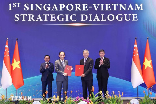 Toàn văn Tuyên bố chung Việt Nam-Singapore về Chiến lược Kết nối công nghệ