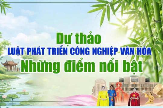 Dự thảo Luật Phát triển công nghiệp văn hóa - Những điểm nổi bật