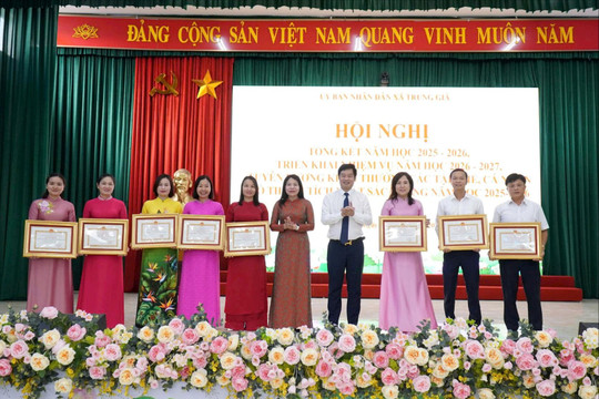 Xã Trung Giã đạt nhiều thành tích nổi bật trong giáo dục