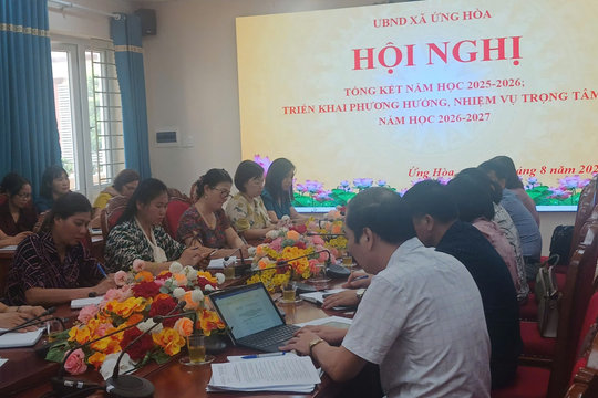 Ứng Hòa nâng chất lượng giáo dục, sẵn sàng cho năm học mới