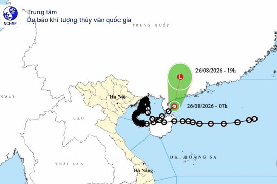 Áp thấp nhiệt đới tiếp tục ảnh hưởng đến tàu thuyền hoạt động trên Biển Đông