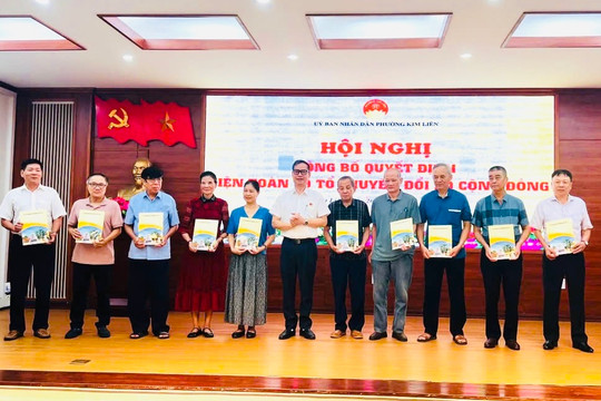 Phường Kim Liên ra mắt mô hình “Dân nói - Mặt trận Kim Liên lắng nghe”