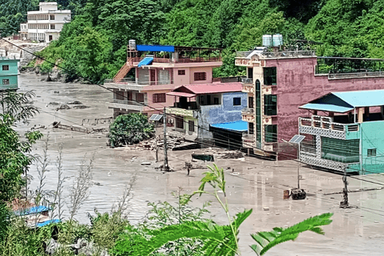 Lũ quét ở Nepal khiến ít nhất 8 người thiệt mạng
