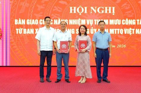 Phường Từ Liêm bàn giao chức năng tham mưu công tác dân vận