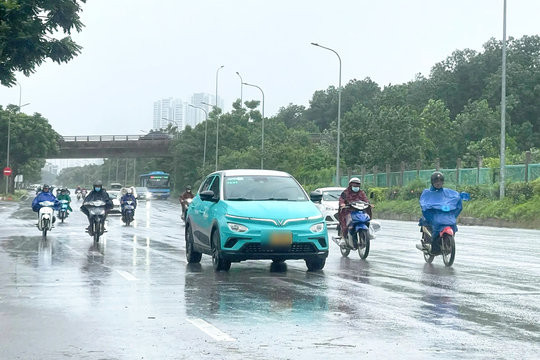 Bắc Bộ tiếp tục mưa rào và dông