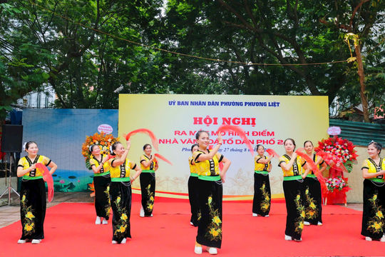 Phường Phương Liệt đổi mới hoạt động thiết chế văn hóa cơ sở