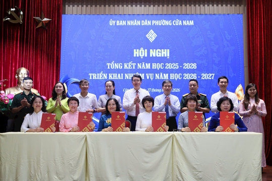 Ngành Giáo dục phường Cửa Nam đổi mới tư duy, chuyển biến mạnh mẽ trong năm học 2026-2027