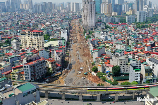 Đại công trường Vành đai 2,5: Đếm ngược ngày mở luồng giao thông mới tại Cầu Giấy