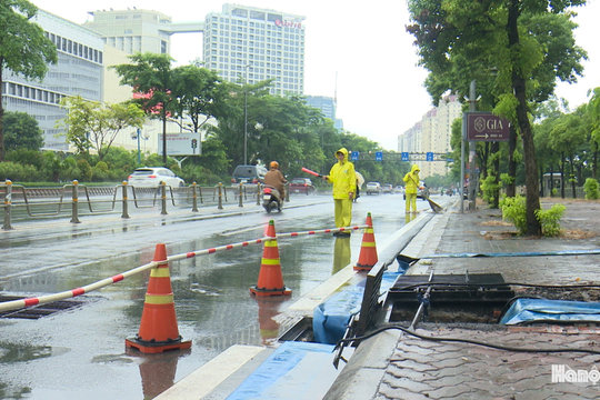 Hà Nội: Không còn điểm úng ngập sau trận mưa lớn