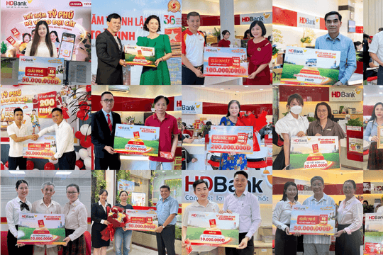HDBank xác định chủ nhân 64 sổ tiết kiệm, cuộc đua săn 16 lượng vàng SJC vào chặng nước rút