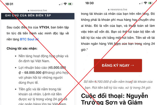 Giả mạo báo chí, dùng AI ngụy tạo hình ảnh để dụ đầu tư tiền số