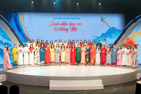 Gala Tiếng Việt thân thương 2026: Vinh danh 8 sứ giả Tiếng Việt