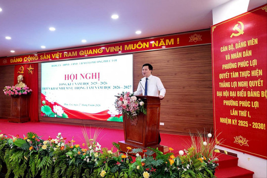 Phường Phúc Lợi: Tỷ lệ học sinh trúng tuyển lớp 10 công lập đạt trên 93%
