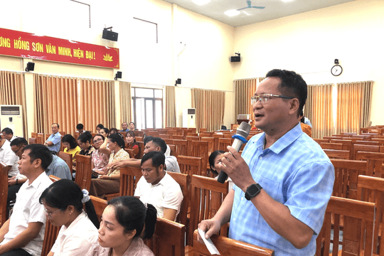 Xã Hồng Sơn nâng cao nghiệp vụ công tác xây dựng Đảng ở cơ sở
