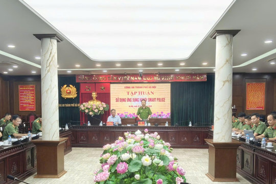 Công an Hà Nội vận hành thử nghiệm ứng dụng Hanoi Smart Police từ ngày 2-9