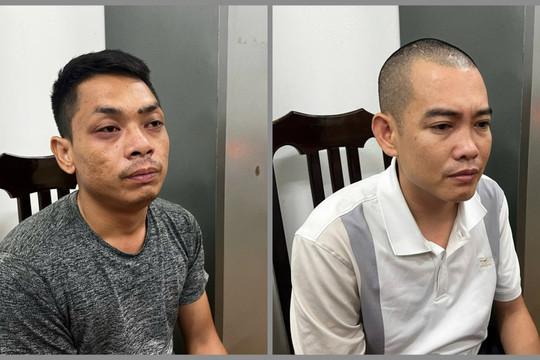 Tạm giữ 2 đối tượng vô cớ đánh người ở quán ăn