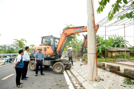 Xã Đan Phượng: Quyết liệt xuyên lễ, lập lại kỷ cương quản lý đất đai, trật tự xây dựng