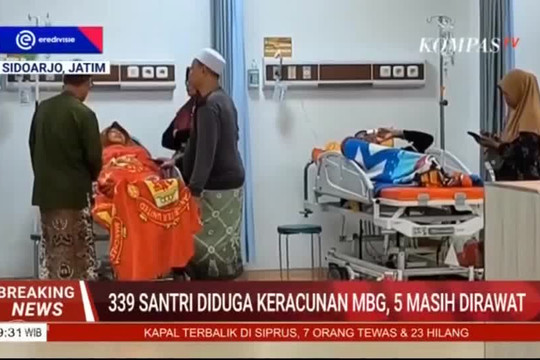 Hơn 500 học sinh Indonesia nhập viện nghi do ngộ độc thực phẩm
