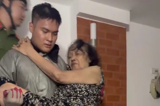 Kịp thời chữa cháy, cứu an toàn 3 người trong đêm