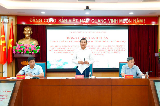 Lãnh đạo thành phố Hà Nội đối thoại về giải phóng mặt bằng dự án bãi đỗ xe tại Vành đai 1