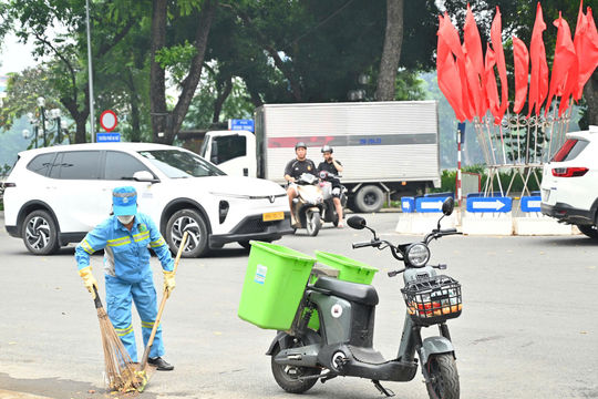 Giữ sạch Thủ đô, không để rác tồn lưu dịp Quốc khánh