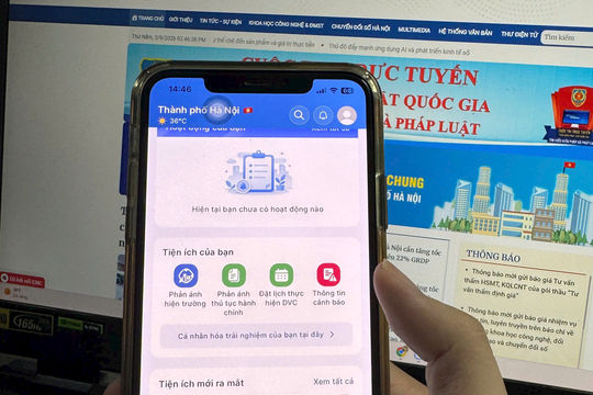 Ra mắt mini App "Bản đồ mưa ngập" trên ứng dụng iHanoi