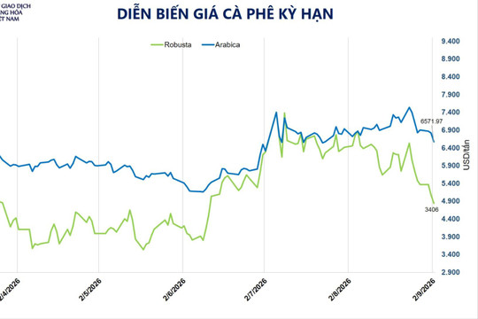 MXV-Index chấm dứt chuỗi tăng 5 phiên liên tiếp
