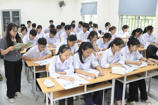 Hà Nội hướng tới xét tuyển vào lớp 10: Xây dựng nền tảng đánh giá khách quan