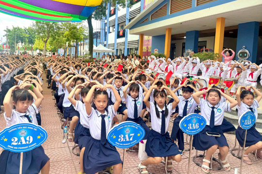 Đông Anh: Các trường học khai giảng với những dấu ấn mới
